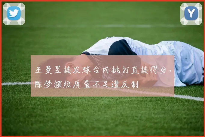王曼昱接发球台内挑打直接得分，陈梦摆短质量不足遭反制